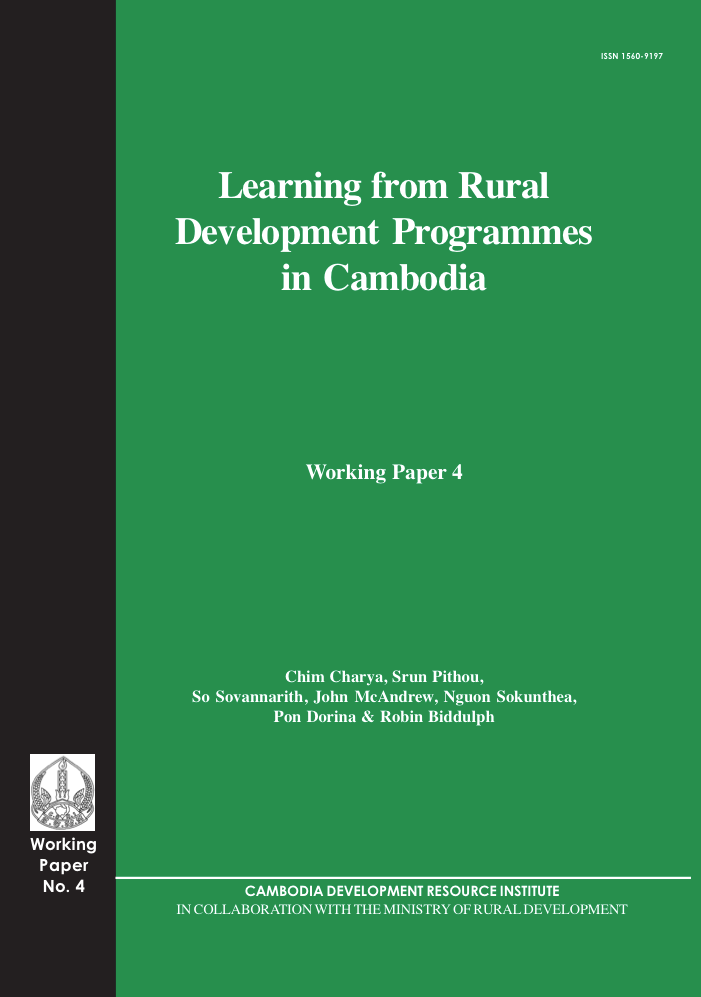 Learning from Rural Development Programmes in Cambodia