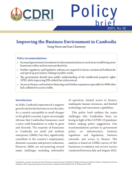 Improving the Business Environment in Cambodia