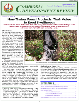 Non-Timber Forest Products: Their Value to Rural Livelihoods