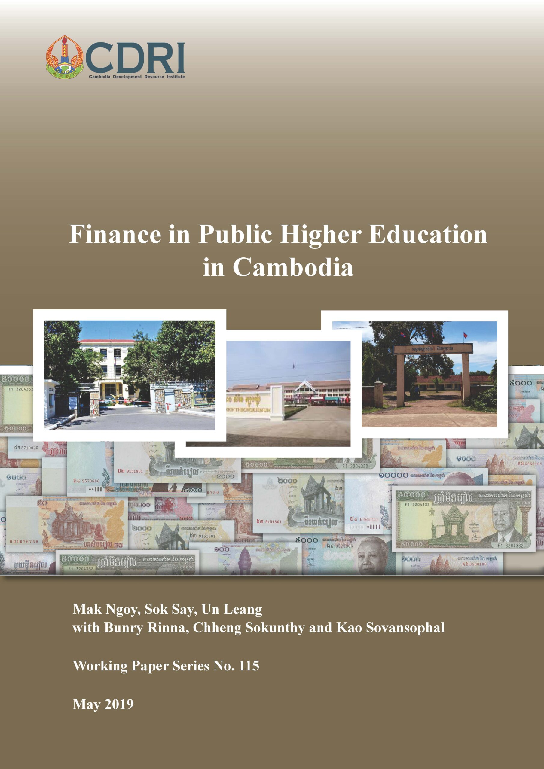 Finance in Public Higher Education in Cambodia