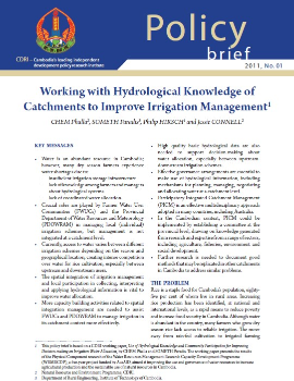 Working with Hydrological Knowledge of Catchments to Improve Irrigation Management