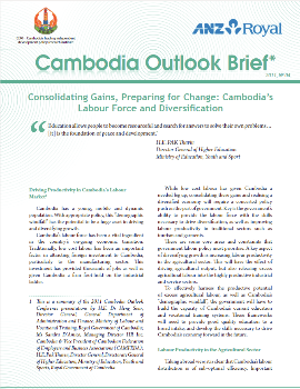 Consolidating Gains, Preparing for Change: Cambodia’s Labour Force and Diversification