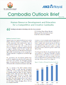 Human Resource Development and Education for a Competitive and Creative Cambodia