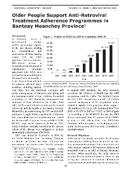 Older People Support Anti-Retroviral Treatment Adherence Programmes in Banteay Meanchey Province1
