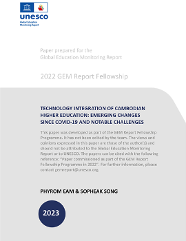 Technology integration of Cambodian higher education: emerging changes since COVID-19 and notable challenges