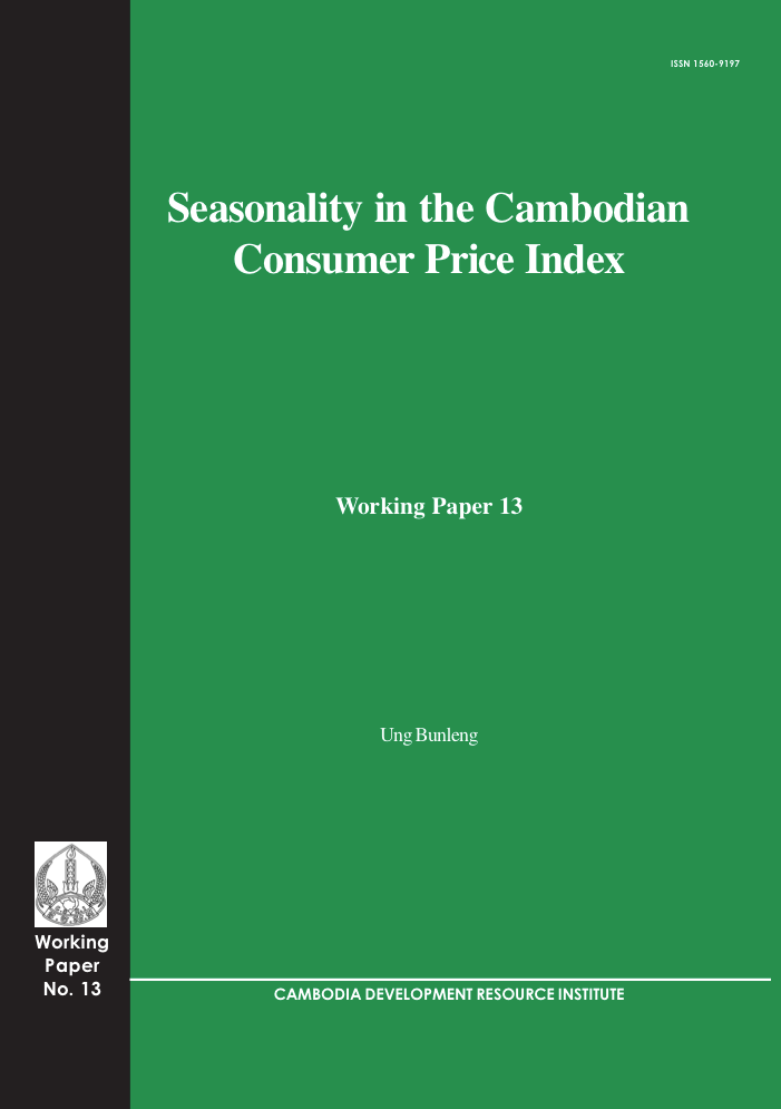 Seasonality in the Cambodian Consumer Price Index