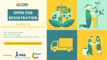 Agricultural Value Chain Analysis