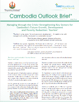Managing through the Crisis—Strengthening Key Sectors for Cambodia’s Future Growth, Development and Poverty Reduction: Tourism