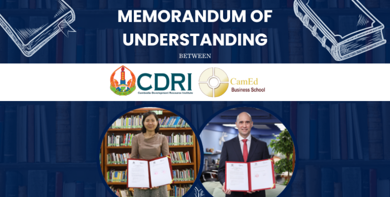 Memorandum of Understanding between CDRI Library and CamEd Business Library