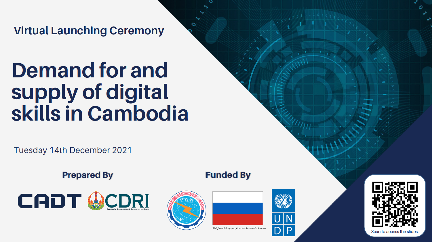 The Launch of Report “Demand for and Supply of Digital Skills in Cambodia”