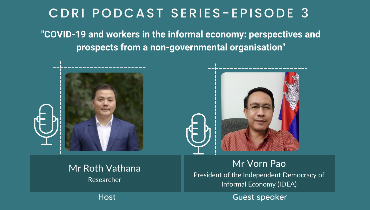 COVID-19 and workers in the informal economy: perspectives and prospects from a non-governmental organisation