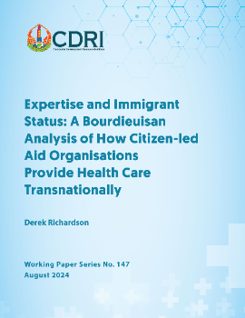 Expertise and Immigrant Status: A Bourdieuisan Analysis of How Citizen-led Aid Organisations Provide Health Care Transnationally