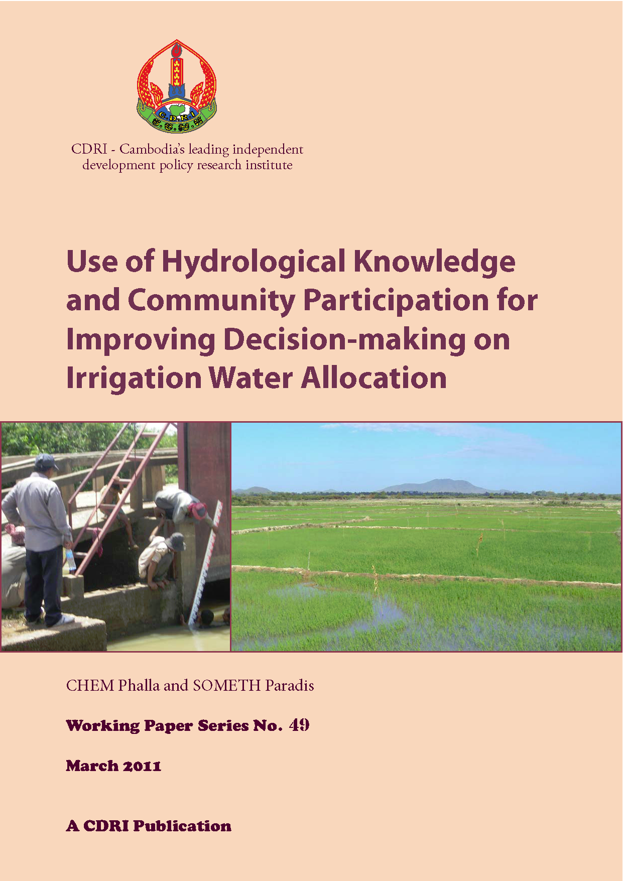 Use of Hydrological Knowledge and Community Participation for Improving Decision-making on Irrigation Water Allocation