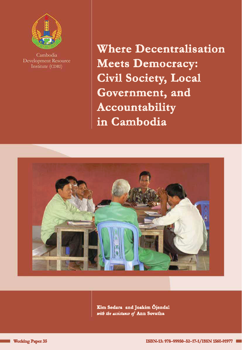 Where Decentralisation Meets Democracy: Civil Society, Local Government, and Accountability in Cambodia