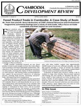 Forest Product Trade in Cambodia: A Case Study of Resin