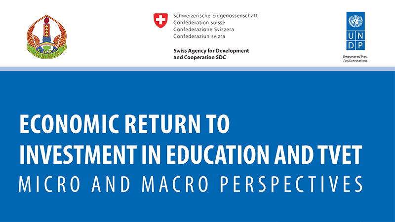 Economic Return to Investment in Education and Technical Vocational Education and Training (TVET) on Youth Employability and Entrepreneurship Development