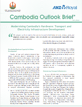 Modernising Cambodia’s Hardware: Transport and Electricity Infrastructure Development