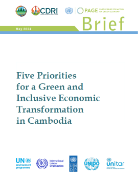 Five Priorities for a Green and Inclusive Economic Transformation in Cambodia