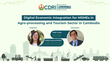 Digital Economic Integration for MSMEs in the Agro-processing and Tourism Sectors in Cambodia