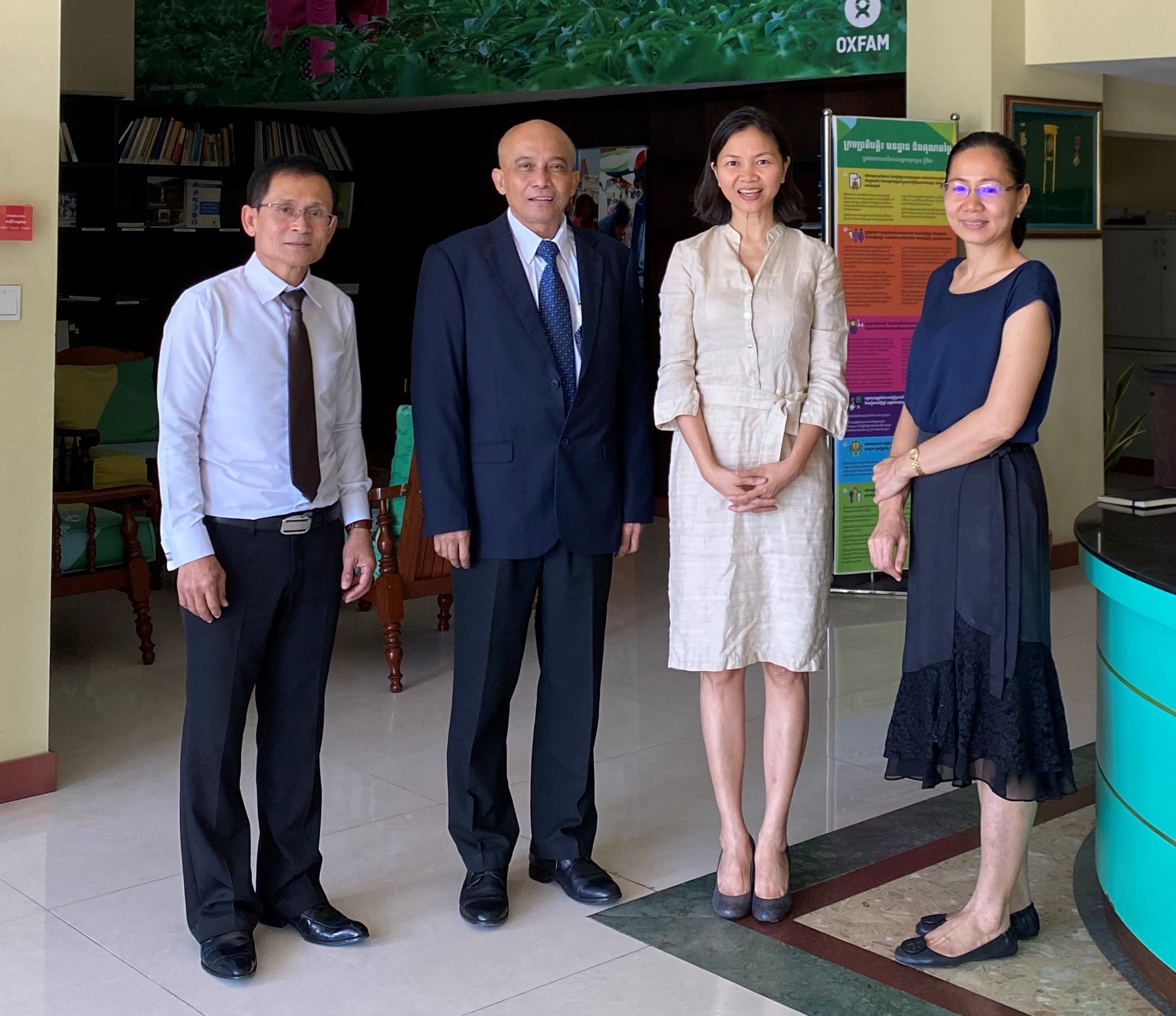 Friday, June 12, 2020, in Oxfam, CDRI management