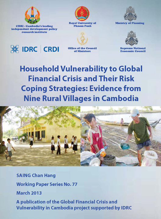 Household Vulnerability to Global Financial Crisis and Their Risk Coping Strategies: Evidence from Nine Rural Villages in Cambodia