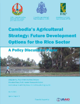 Cambodia’s Agricultural Strategy: Future Development Options for the Rice Sector