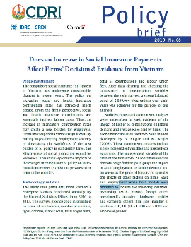 Does an Increase in Social Insurance Payments Affect Firms’ Decisions? Evidence from Vietnam