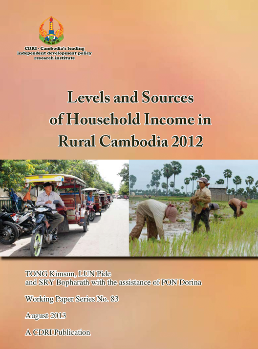 Levels and Sources of Household Income in Rural Cambodia 2012