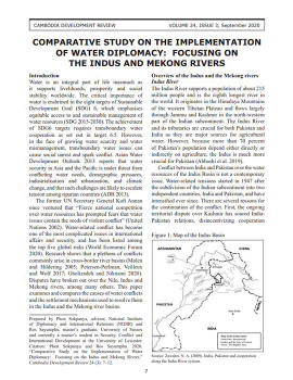 Comparative Study on the Implementation of Water Diplomacy: Focusing on the Indus and Mekong Rivers