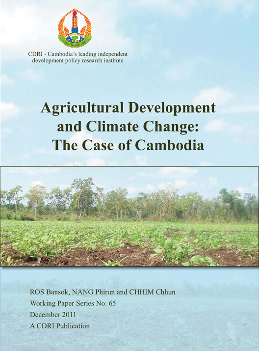 Agricultural Development and Climate Change: The Case of Cambodia
