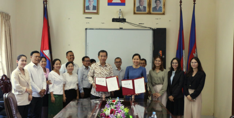 Memorandum of Understanding between CDRI and Prek Leap National Institute of Agriculture (NIA)