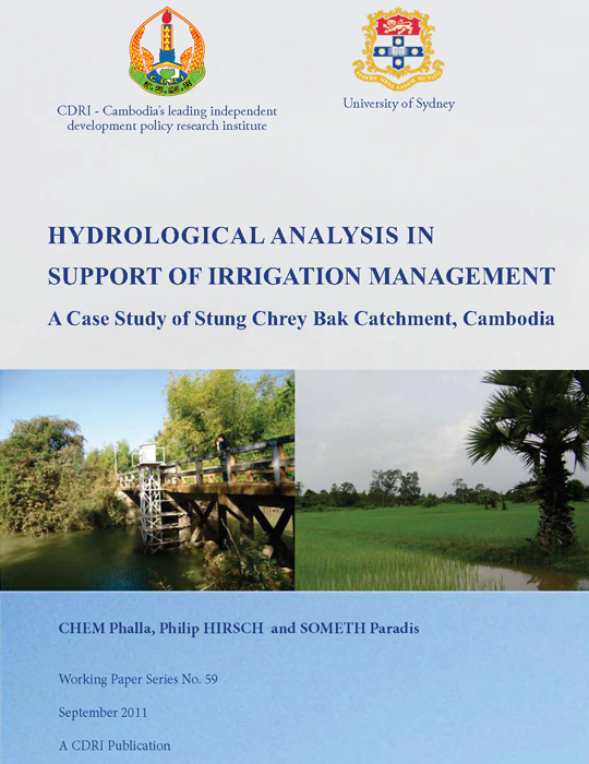 Hydrological Analysis in Support of Irrigation Management: A Case Study of Stung Chrey Bak Catchment, Cambodia