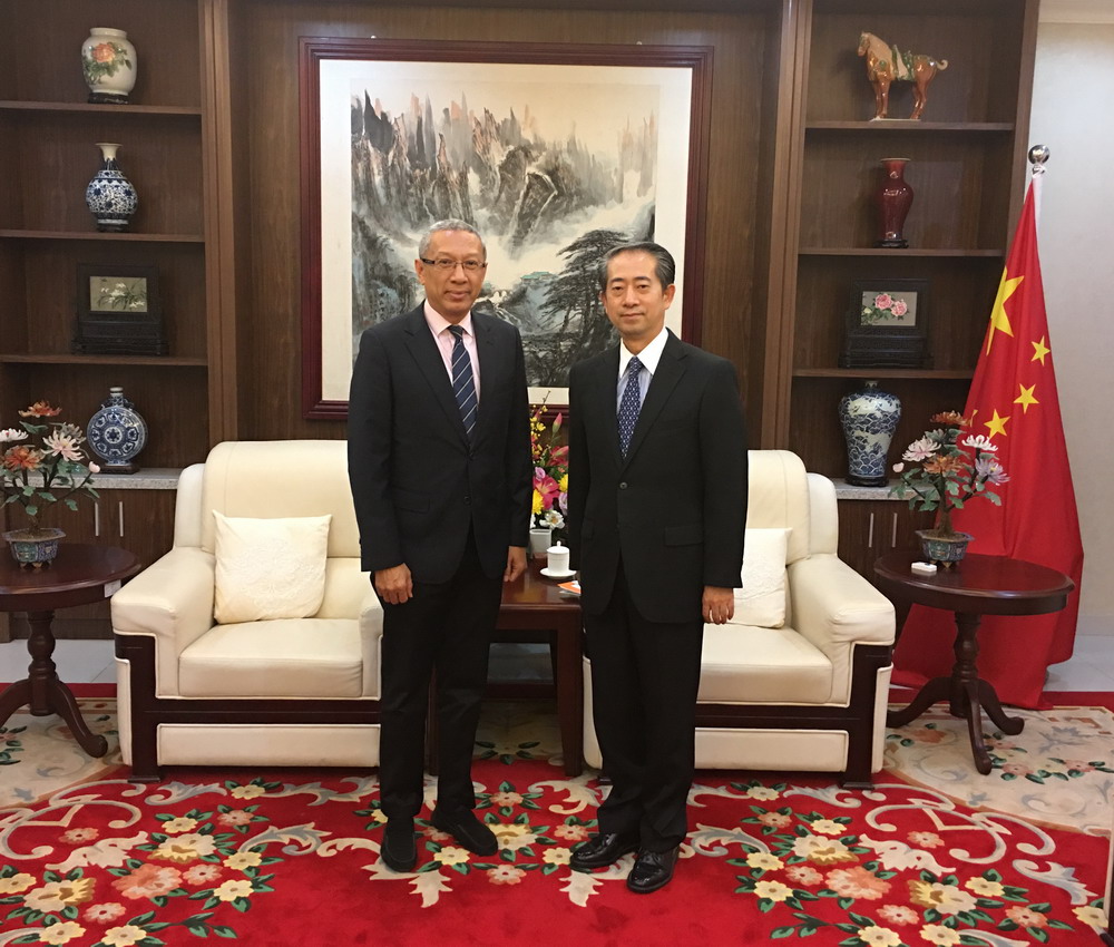 A courtesy visit to HE Xiong Bo, Ambassador of the People’s Republic of China in Cambodia 12 Jan 2017