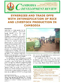 Synergies and Trade Offs with Intensification of Rice and Livestock Production in Cambodia