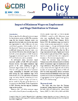 Impact of Minimum Wages on Employment and Wage Distribution in Vietnam