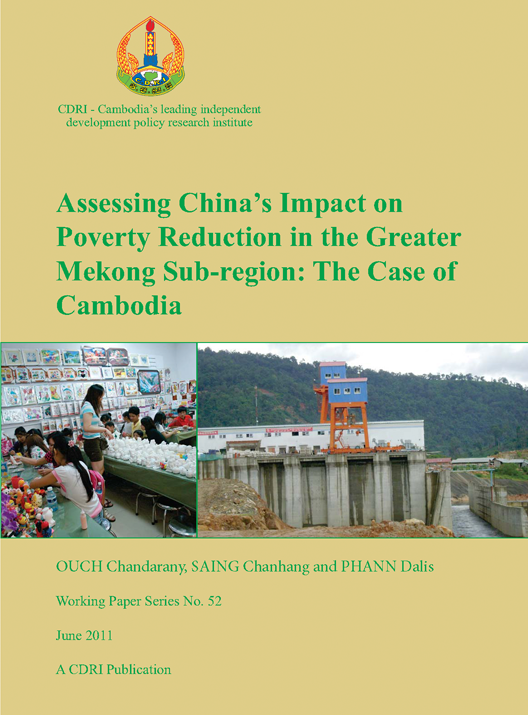 Assessing China’s Impact on Poverty Reduction in the Greater Mekong Subregion: The Case of Cambodia
