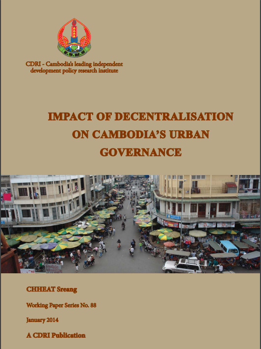 Impact of Decentralisation on Cambodia’s Urban Governance