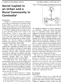 Social Capital in an Urban and a Rural Community in Cambodia