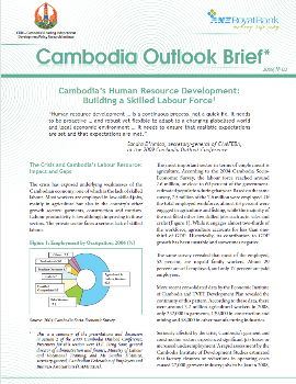 Cambodia’s Human Resource Development: Building a Skilled Labour Force1